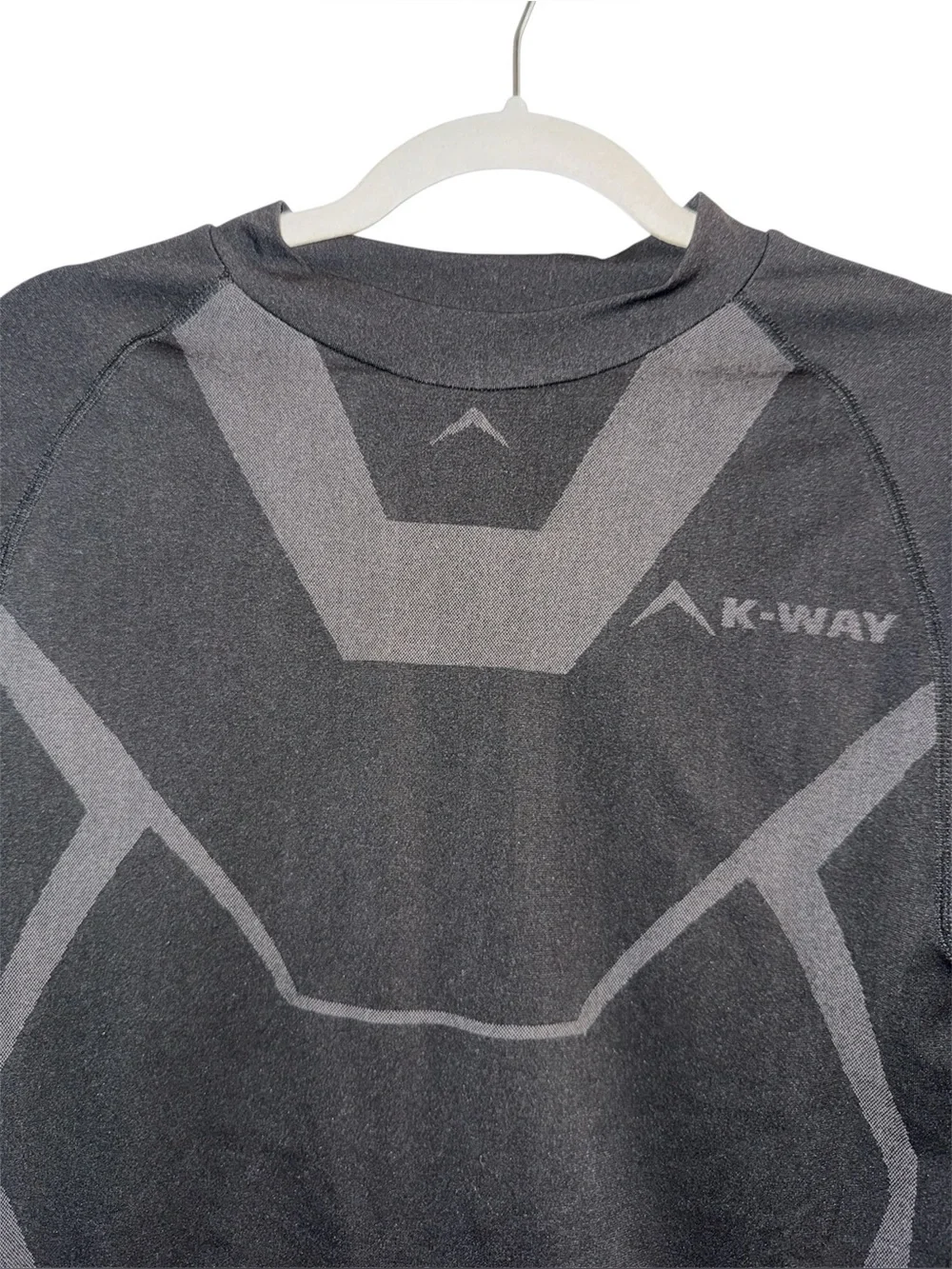 K-Way Men's Slim Bamboo Charcoal Thermaskins Baselayer Long Sleeve Shirt L/XL